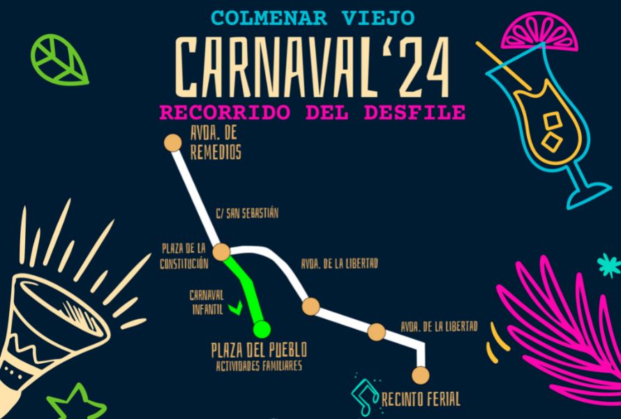 carnaval invierno colmenar viejo 2024 recorrido