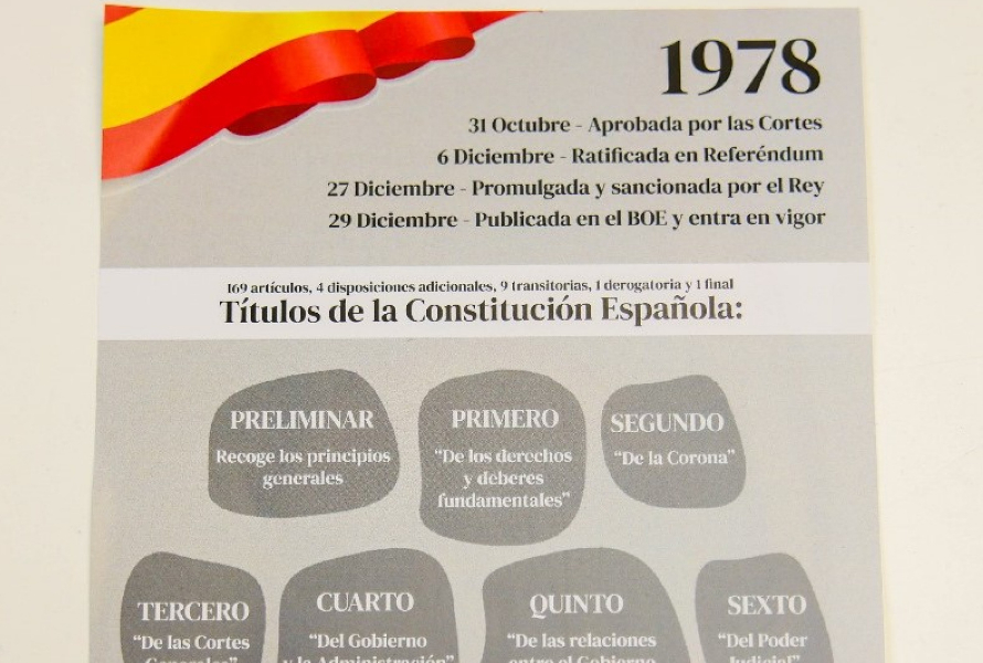 colmenar viejo 45 aniversario constitucion española colegios
