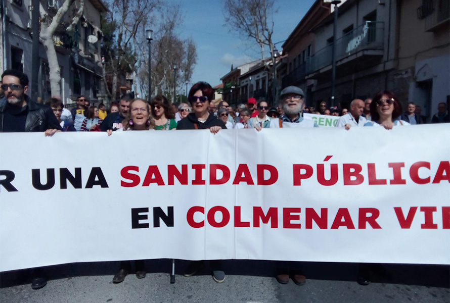 Manifestación Urgencias Colmenar Viejo