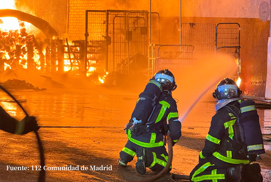 Incendio en La Madrileña de Tres Cantos