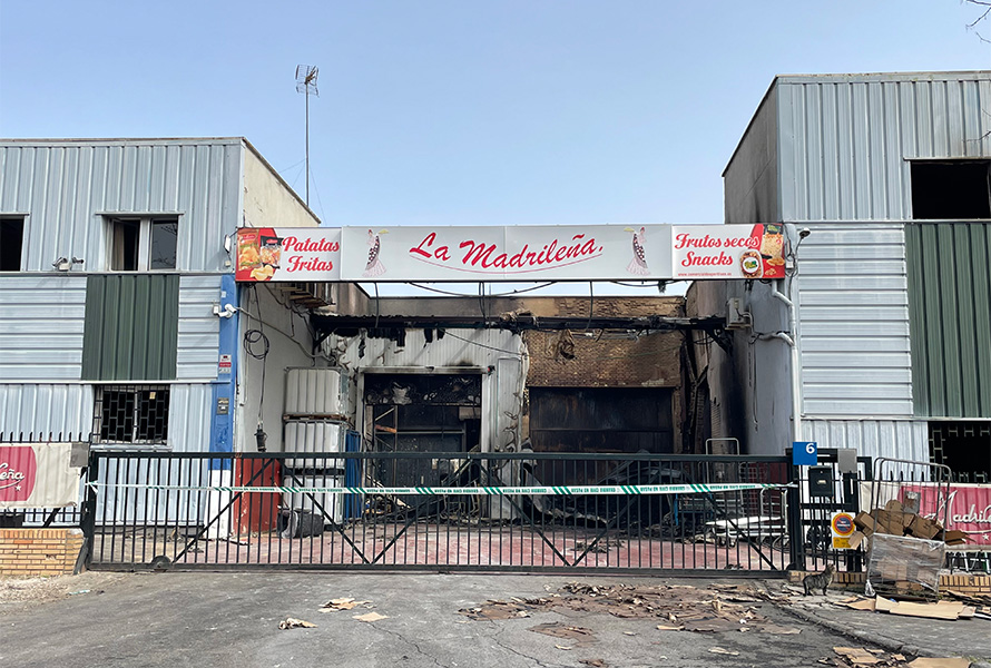 Incendio en La Madrileña de Tres Cantos