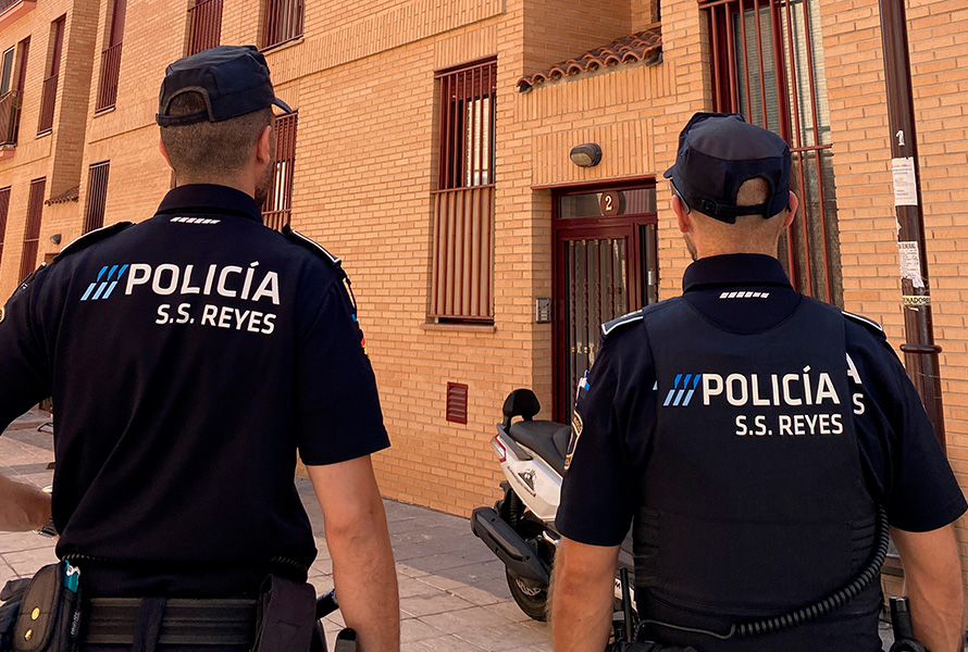 agentes mirando domicilios w