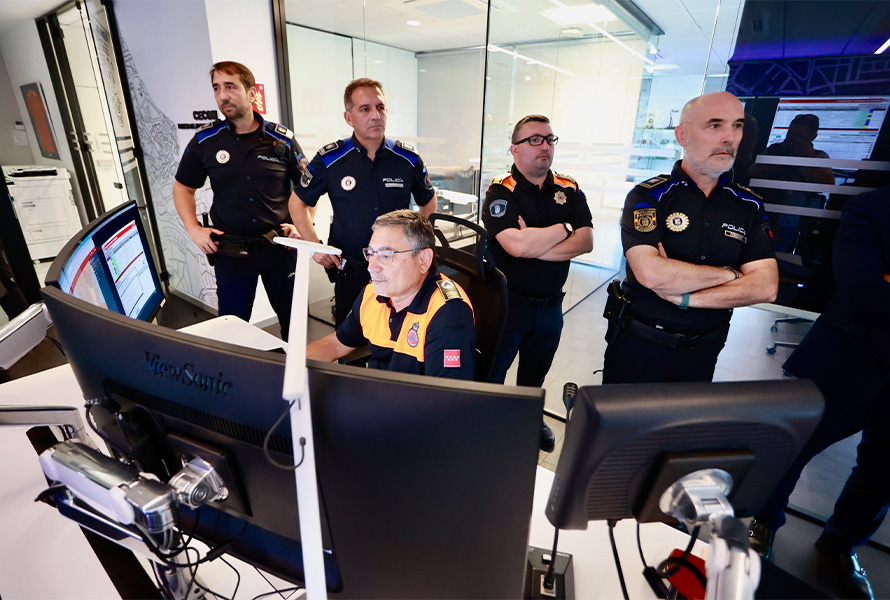 Centro de Comunicaciones y Emergencias (CECOM) de la Policía Local de Alcobendas