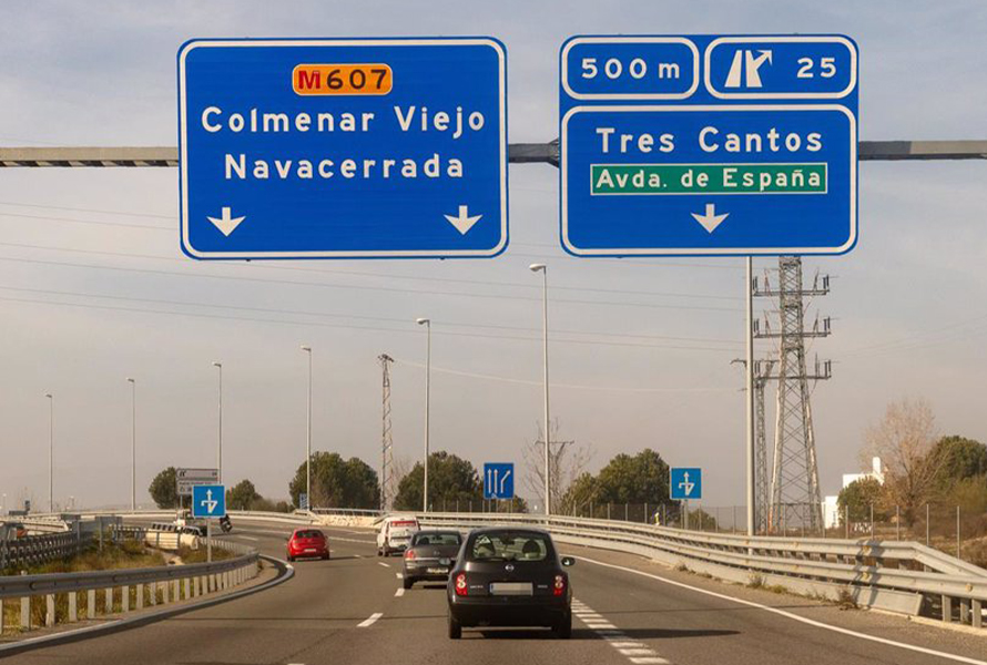 Cerrada la M-607 entre Colmenar Viejo y Cerceda