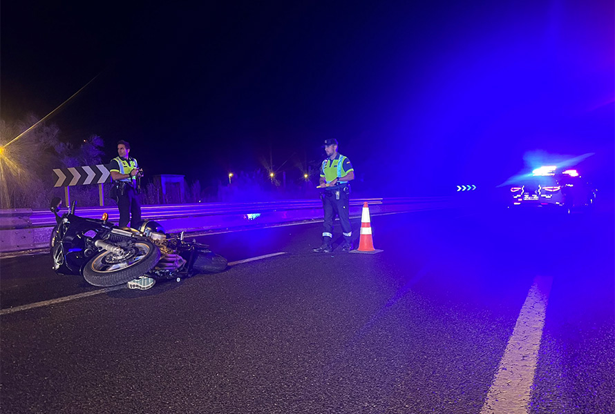 Muere atropellado un motorista en la M607