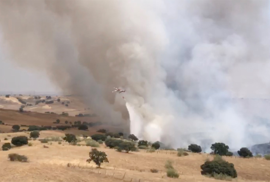 Incendio en Tres Cantos