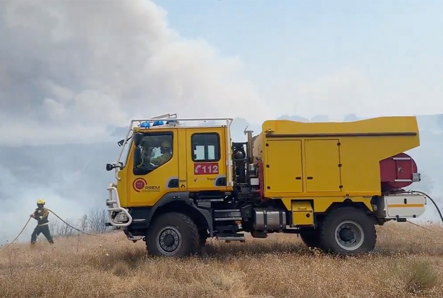 Incendio en Tres Cantos y Colmenar Viejo