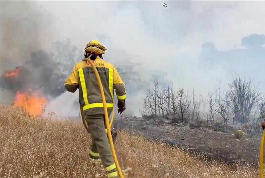 Incendio en Tres Cantos y Colmenar Viejo