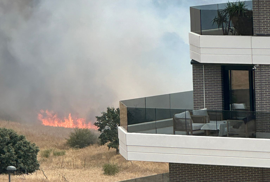 Incendio en Tres Cantos y Colmenar Viejo