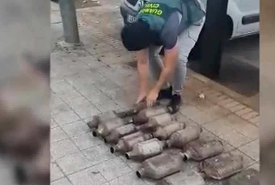 Robo catalizador en Tres Cantos