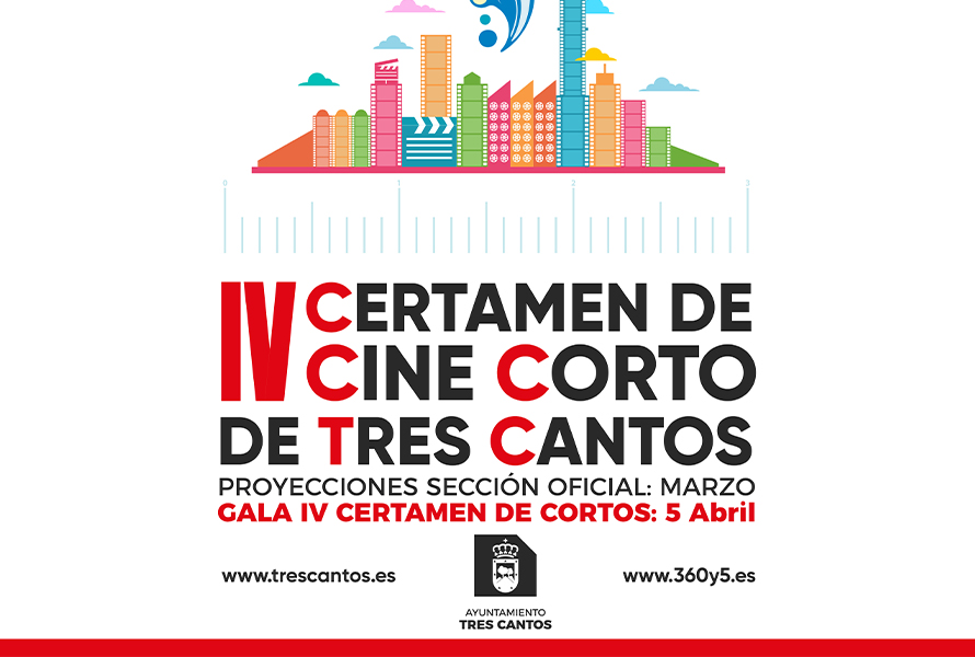 Convocado el IV Certamen de Cine Corto de Tres Cantos