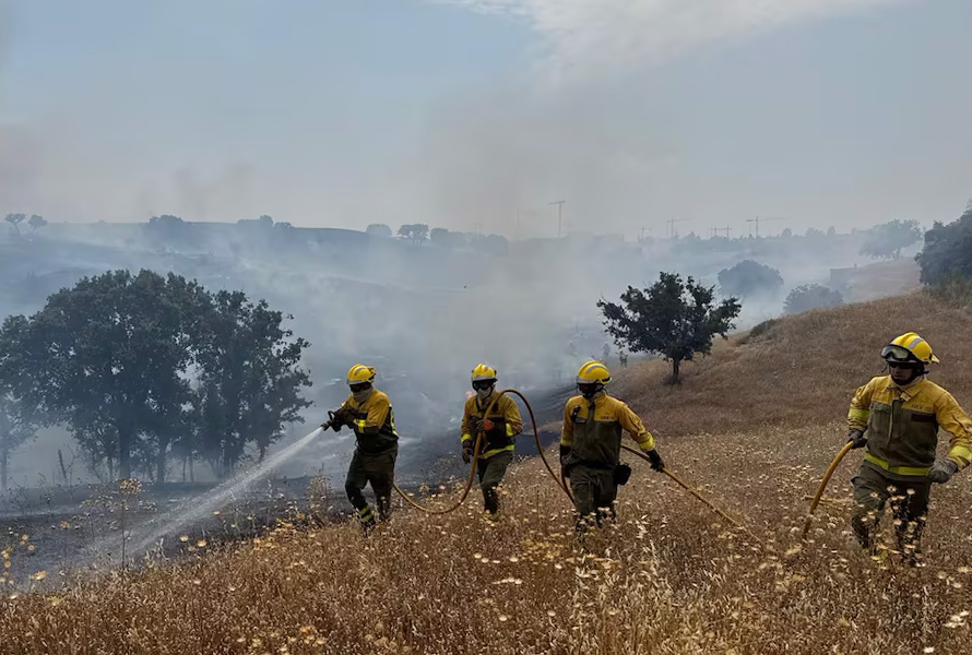 Incendio en Tres Cantos