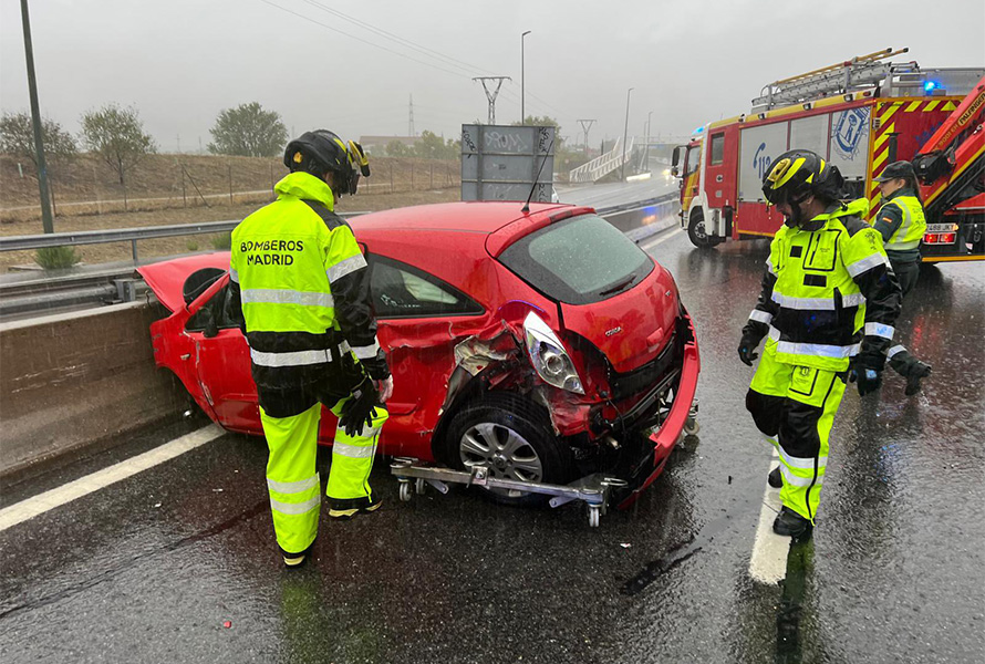 Accidente en la M-607