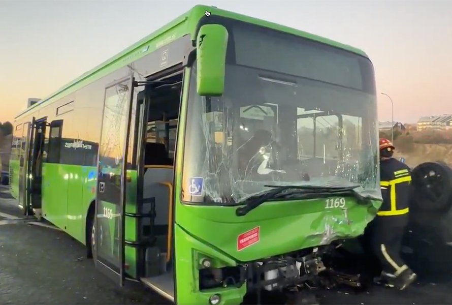 Accidente A1 San Sebastián de los Reyes