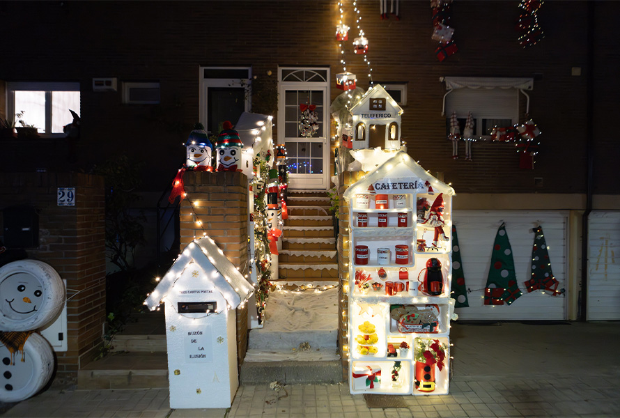 concurso de decoración navideña de viviendas de Tres Cantos