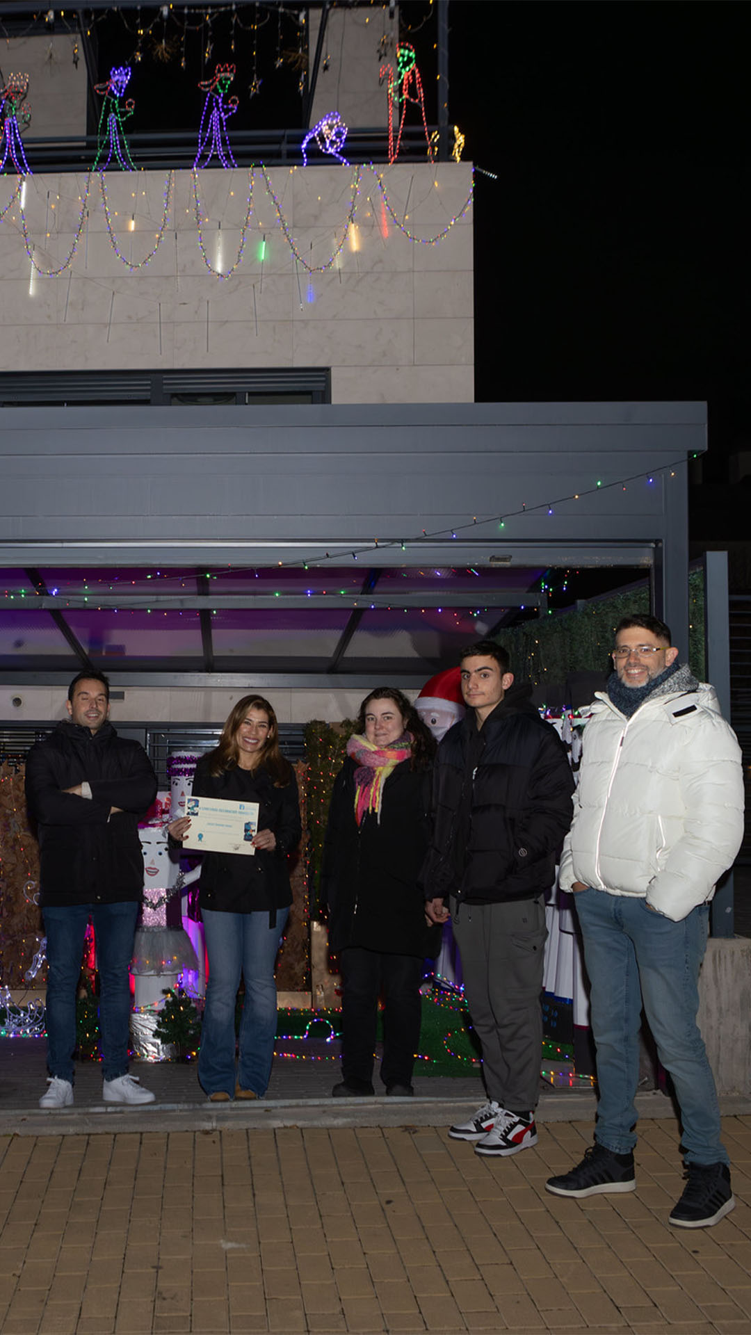 concurso de decoración navideña de viviendas de Tres Cantos