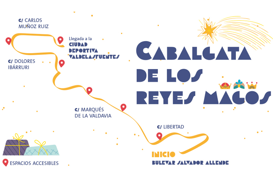Recorrido Cabalgata de los Reyes Magos en Alcobendas 