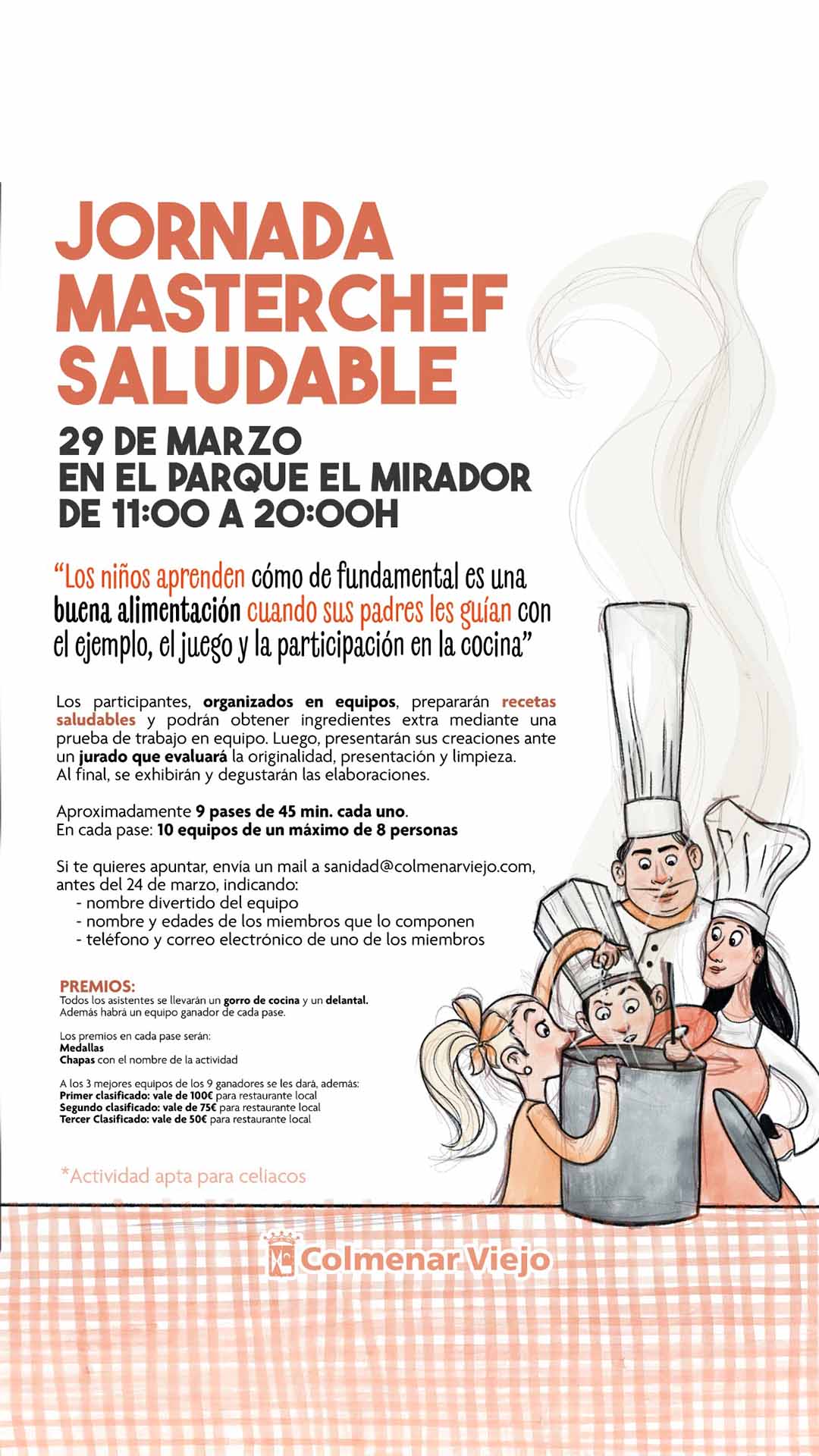 Jornada masterchef saludable Colmenar Viejo