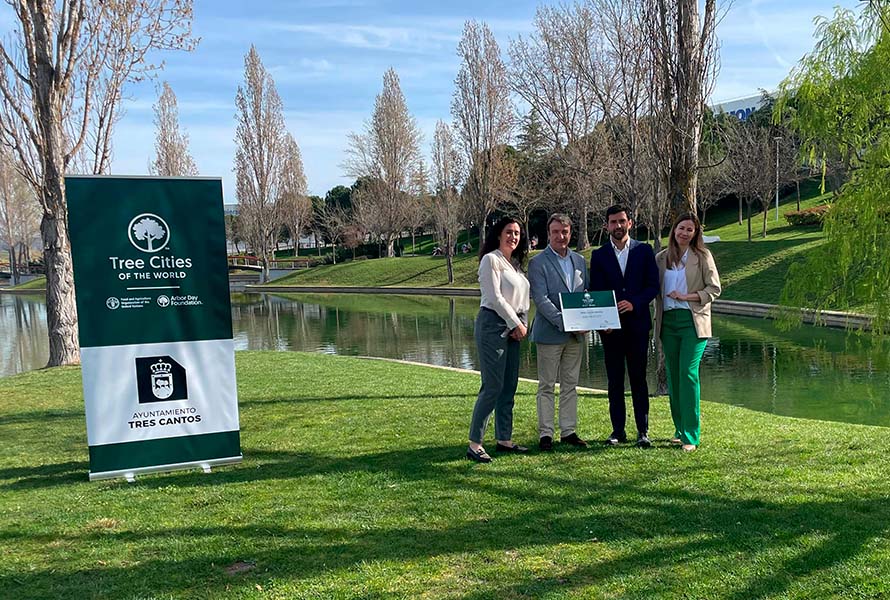 Tres Cantos Ciudad Arbórea del Mundo FAO
