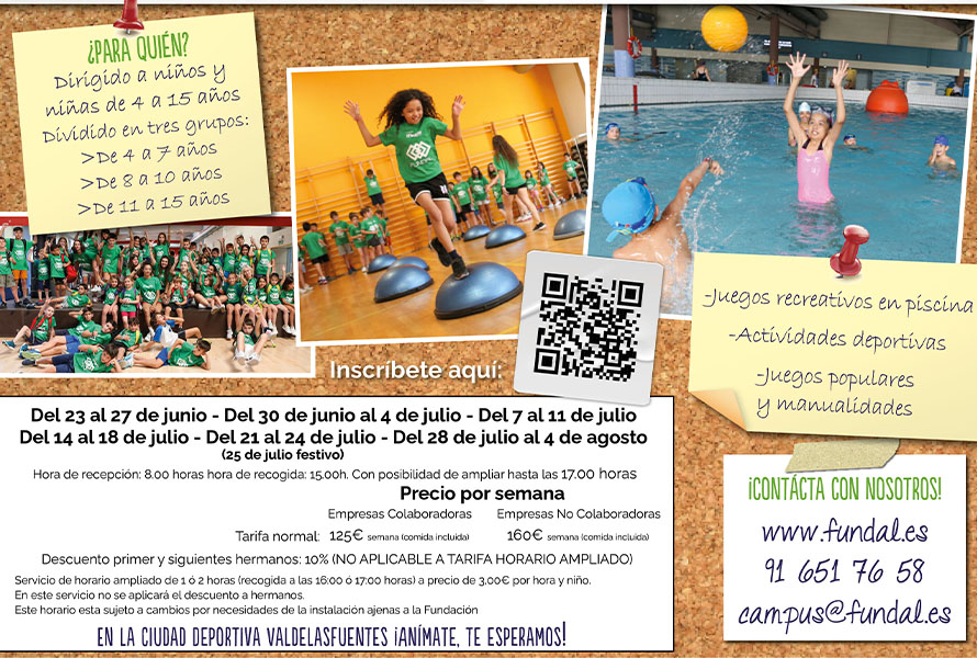 Campus verano FUNDAL Alcobendas
