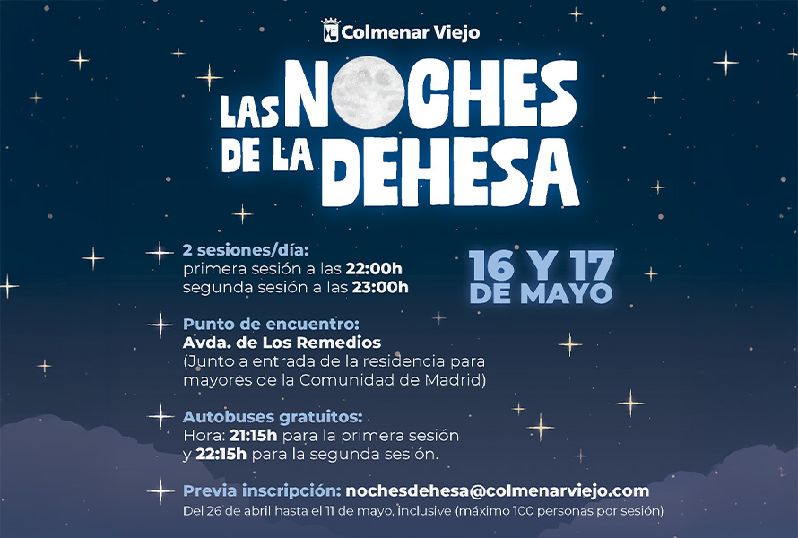 Noches Dehesa Colmenar Viejo