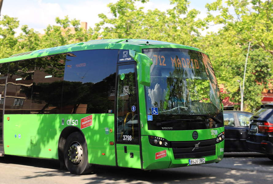 Obras M-607 transporte público, tráfico y ciclistas