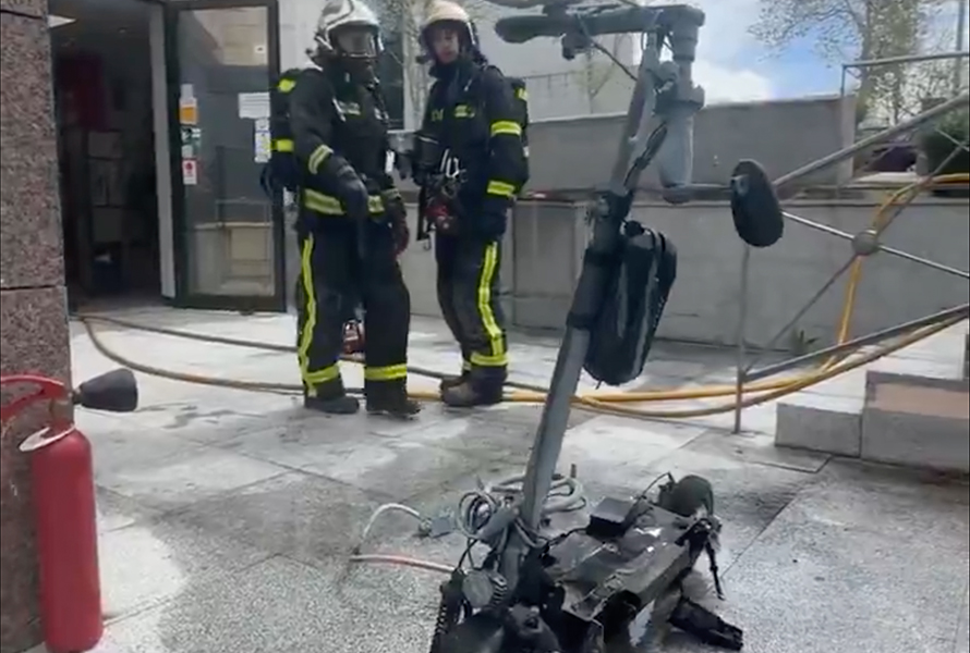 Incendio de patinete eléctrico Sanse
