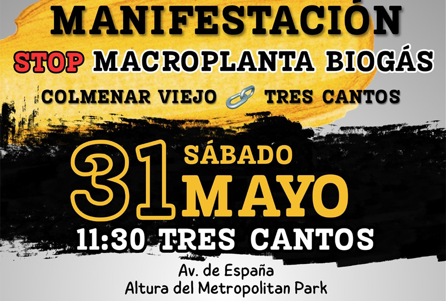 Tres Cantos planta de Biogás de Colmenar Viejo
