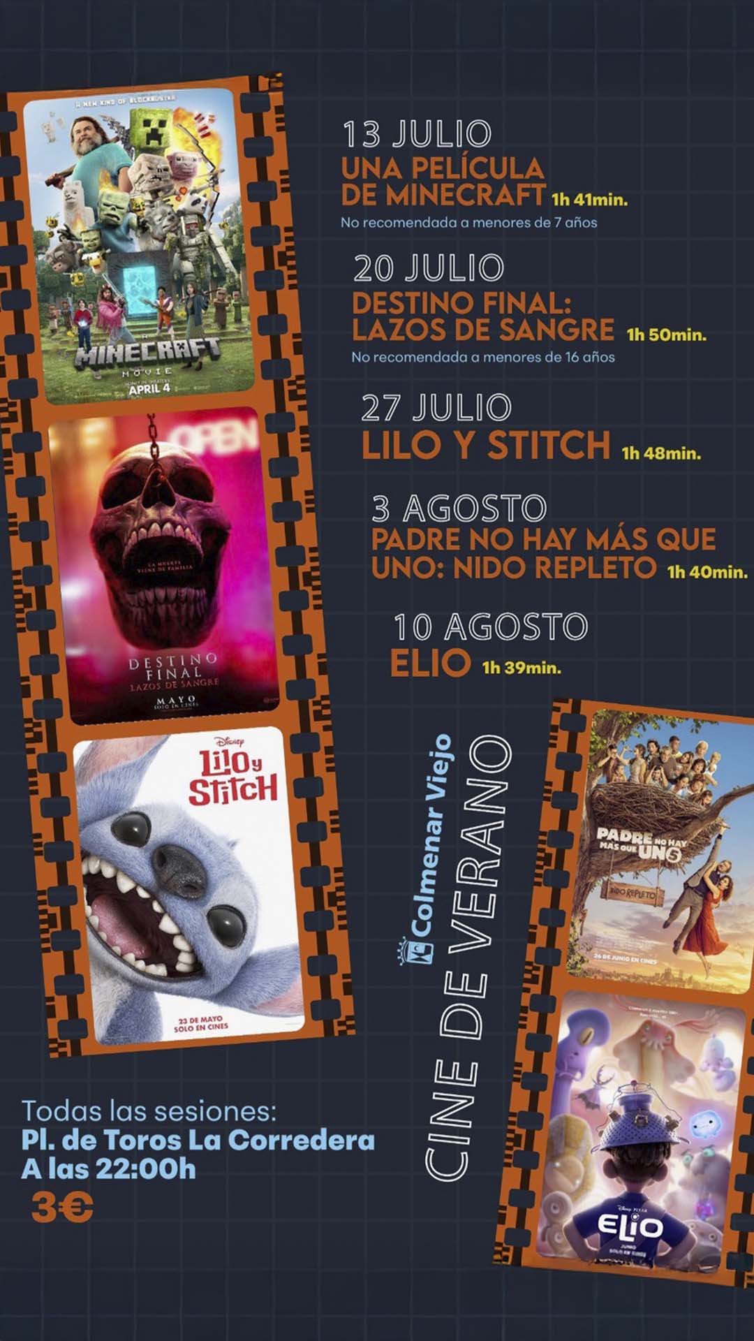 Cine de verano Colmenar Viejo