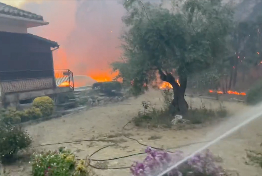Incendio en San Sebastián de los Reyes