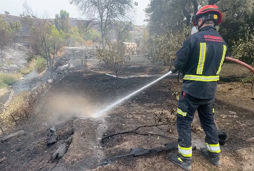 Tres Cantos incendio