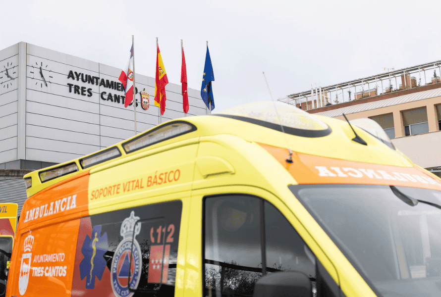 ambulancia municipal de Tres Cantos