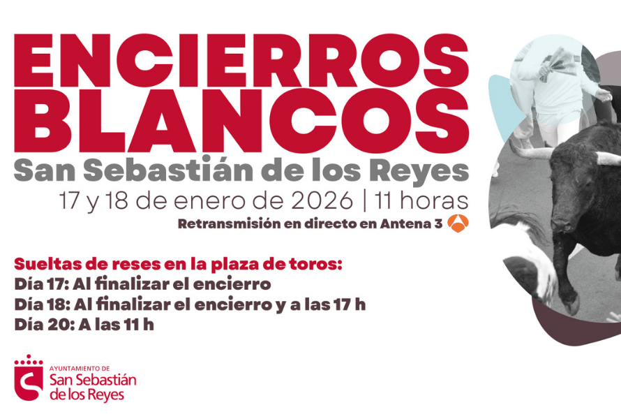 Programación Encierros Blancos en San Sebastián de los Reyes